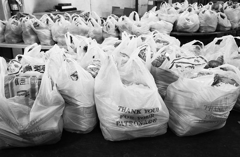 2020 : Food Lines : Seventh Day Adventists Help the Needy : Streetlife : New York City : Times Square : Richard Moore : Photographer : Photojournalist
